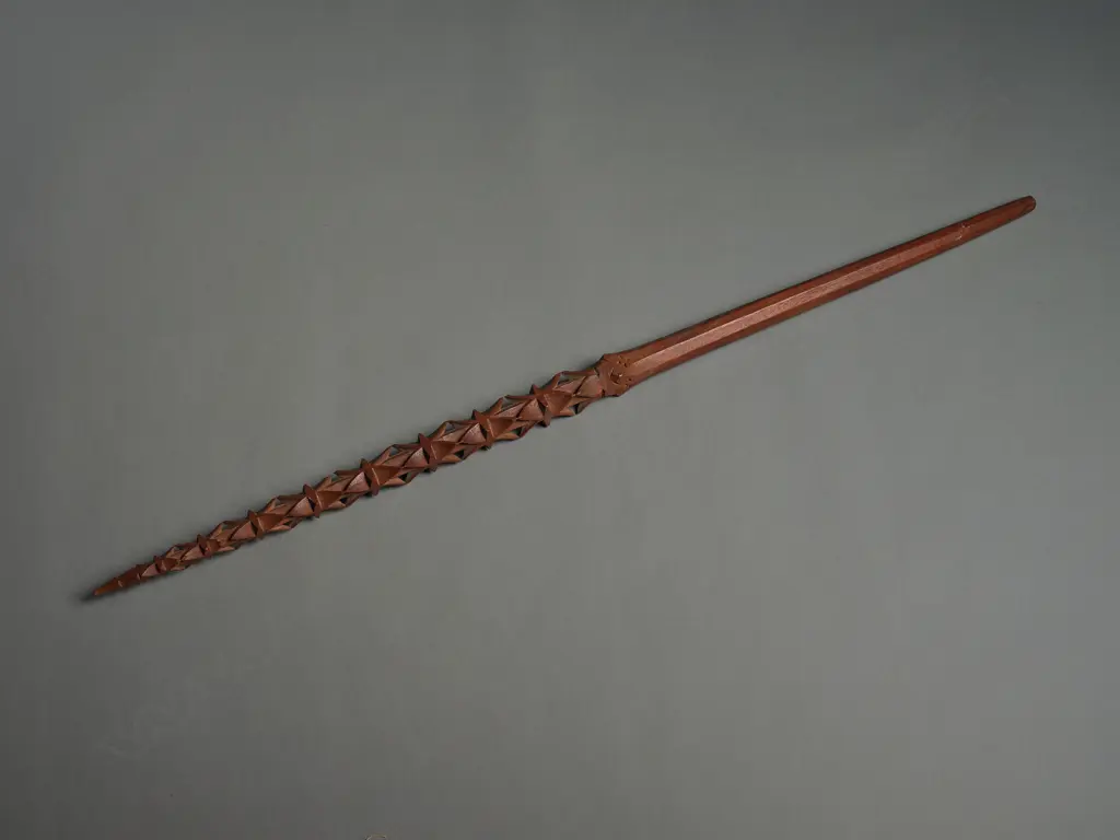 Samoan slashing wooden spear, Image 1++